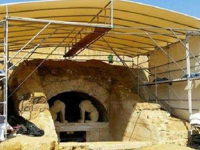 Διακοπή εργασιών στην Αμφίπολη λόγω κακοκαιρίας